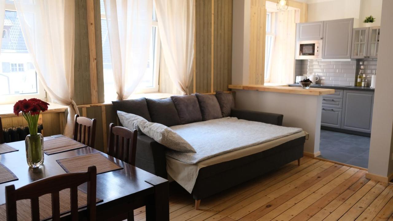 Historic Apartment With Wooden Floors In The Hearth Of Old-Town Riga Exteriér fotografie